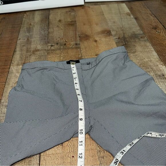 Theory black & white houndstooth classic skinny hi rise dress pants - Picture 8 of 14